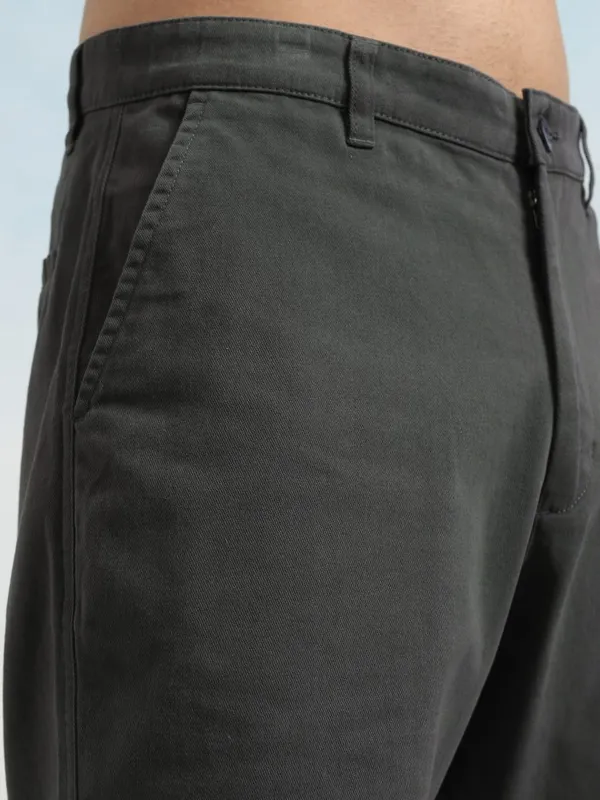 Highlander Men Black Regular Fit Shorts