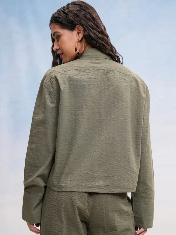Women Textured Casual Shirt