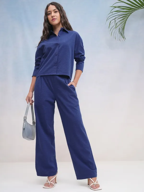 Women Textured Casual Shirt