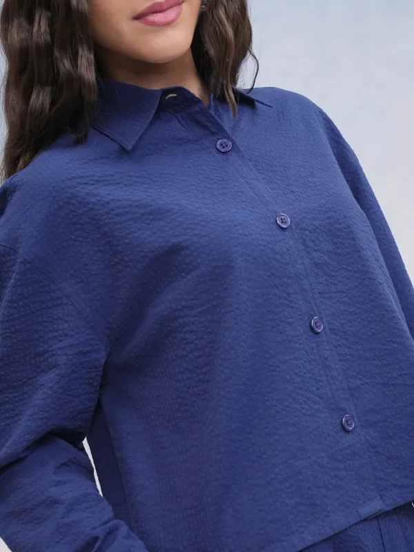 Women Textured Casual Shirt