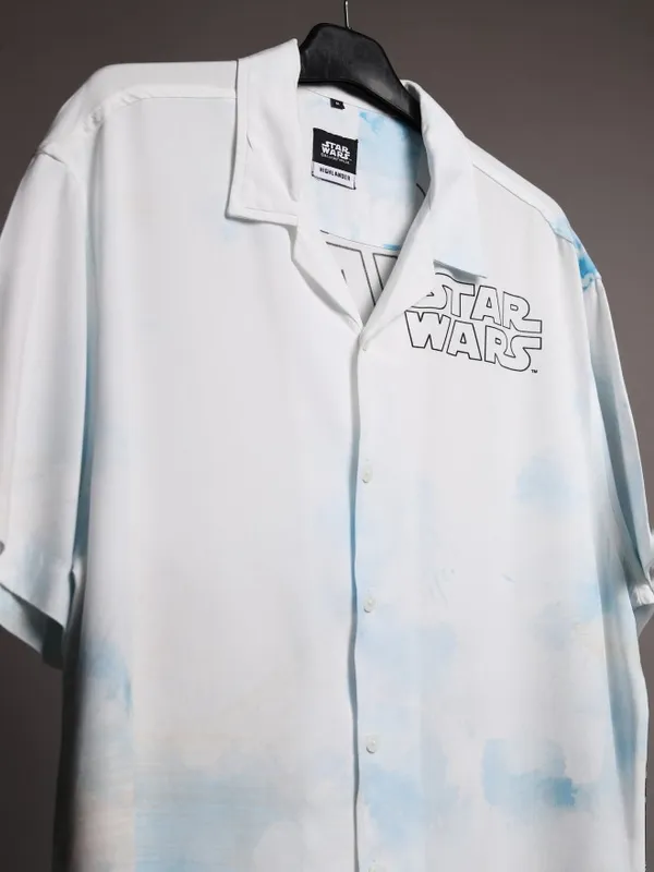 Star Wars Men Printed Relaxed Fit Casual Shirt