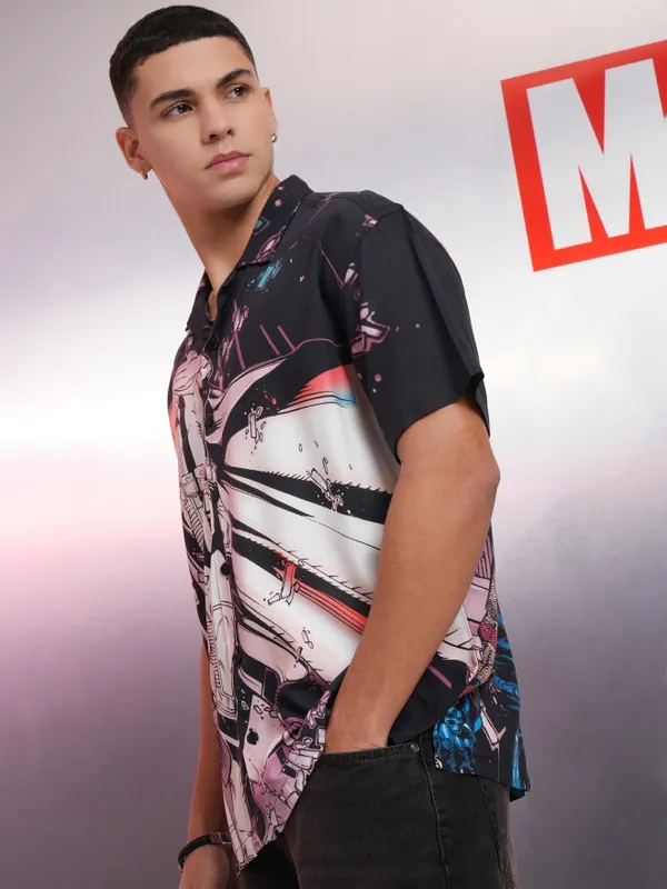 X-Men Men Relaxed Fit Casual Shirt