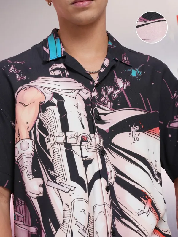 X-Men Men Relaxed Fit Casual Shirt