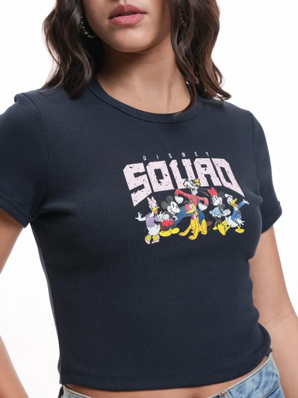 Mickey Mouse Printed Regular Fit T-Shirt