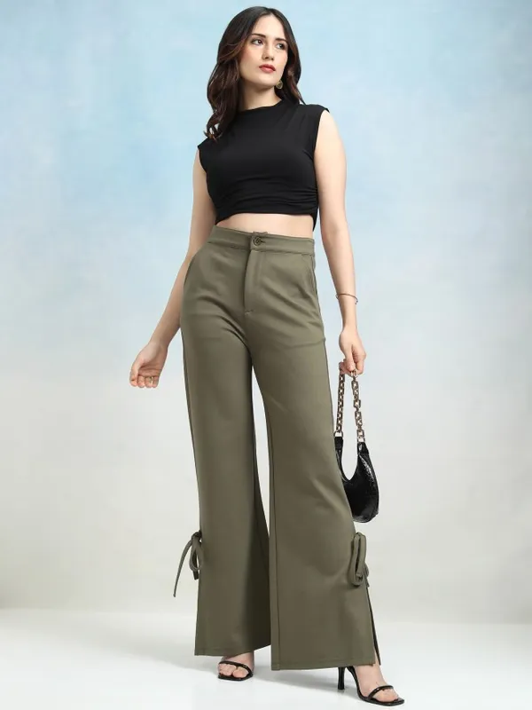 Women Flared Bootcut Trousers