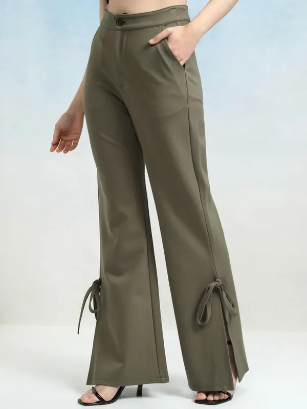 Women Flared Bootcut Trousers