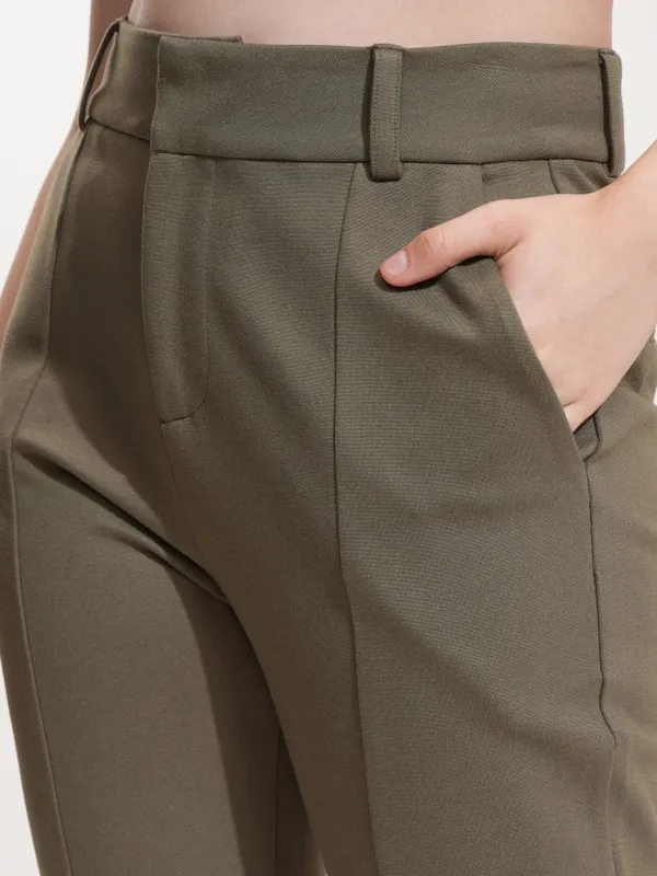 Women Tapered Fit Bootcut Trousers