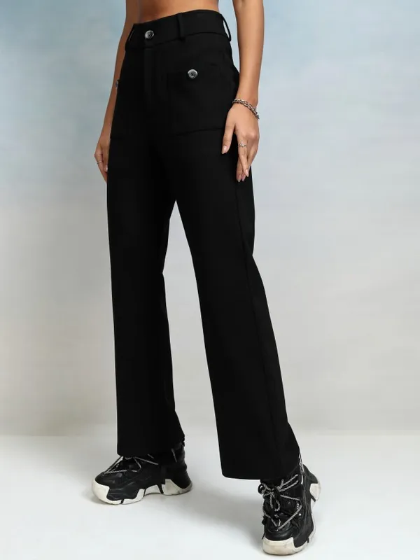 Women Straight Fit Casual Trouser