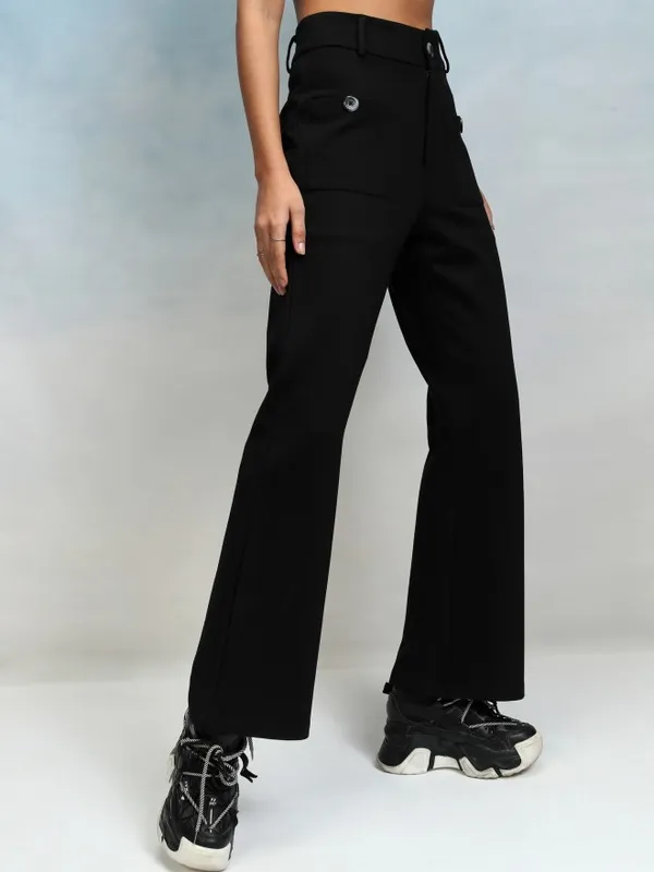 Women Straight Fit Casual Trouser