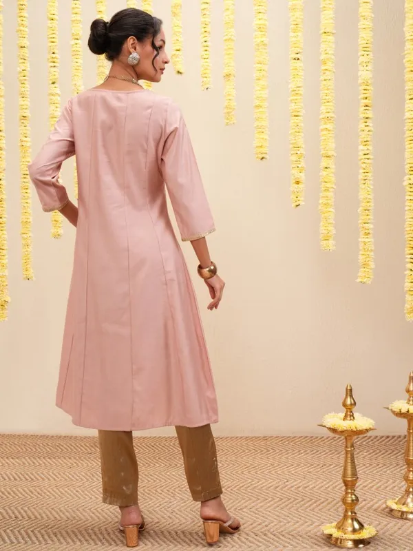 Printed A-Line Kurta