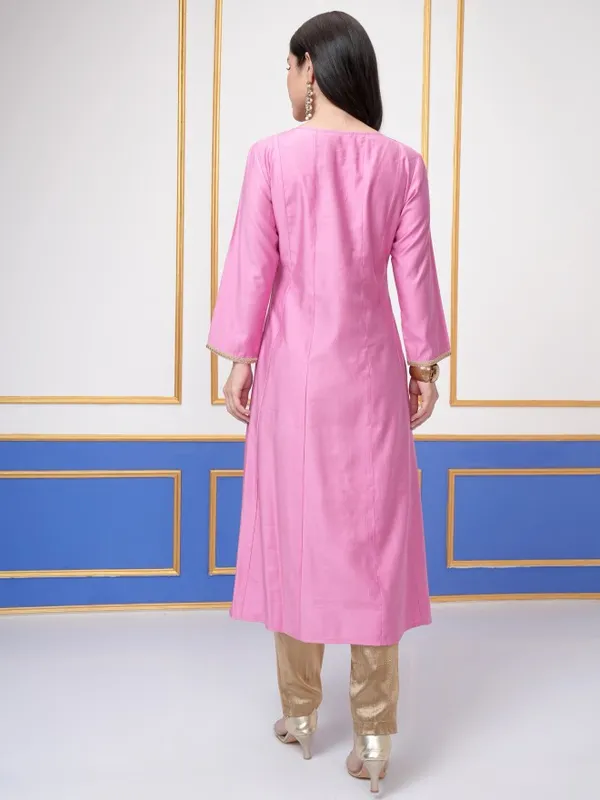Solid Anarkali Kurta