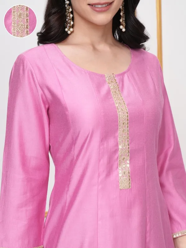 Solid Anarkali Kurta
