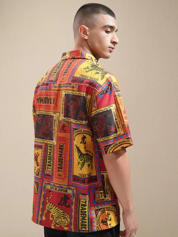 Highlander Men Multi Printed Relaxed Fit Casual Shirt