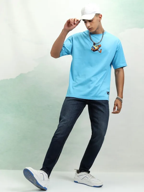 Highlander Men Blue Tapered Fit Stretchable Jeans
