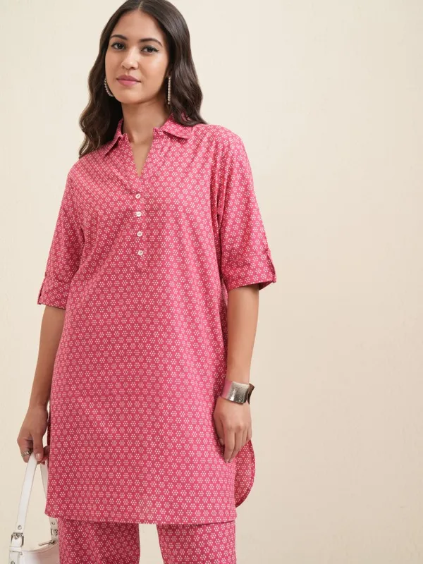 Women Tunic With Palazzos Co-Ords