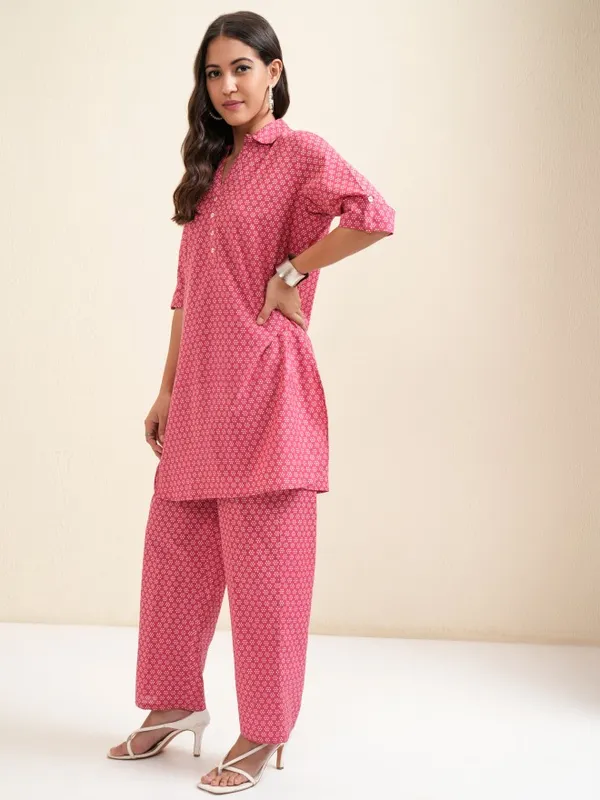 Women Tunic With Palazzos Co-Ords