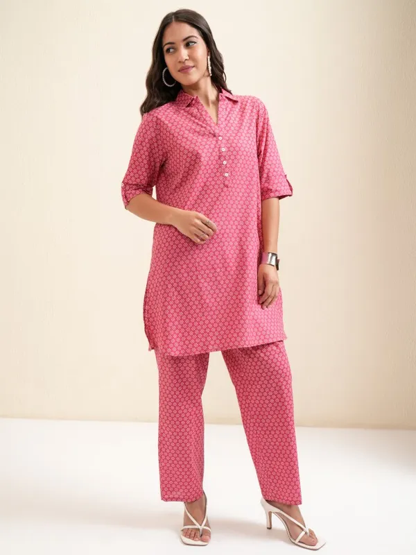 Women Tunic With Palazzos Co-Ords