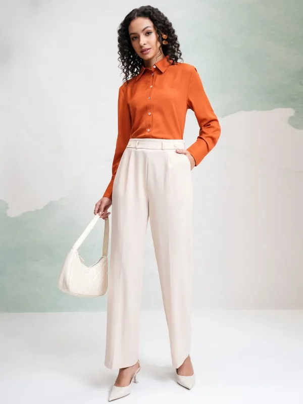 Women Solid Casual Shirt
