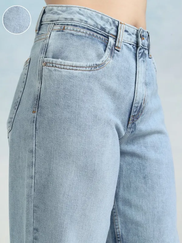 Tokyo Talkies Women Blue Flared Jeans