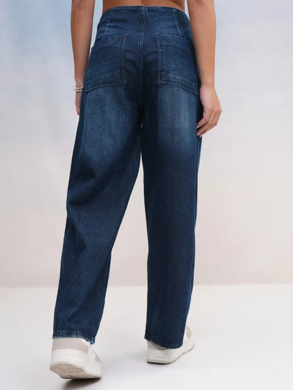 Tokyo Talkies Women Blue Straight Fit Jeans