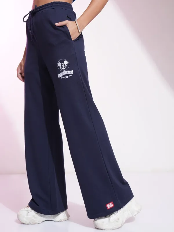 Mickey Mouse Women Straight Fit Track Pant