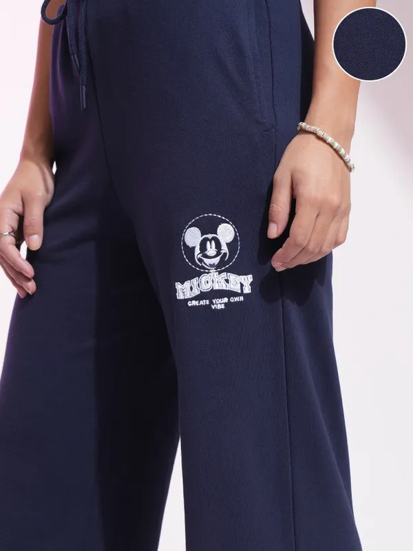 Mickey Mouse Women Straight Fit Track Pant