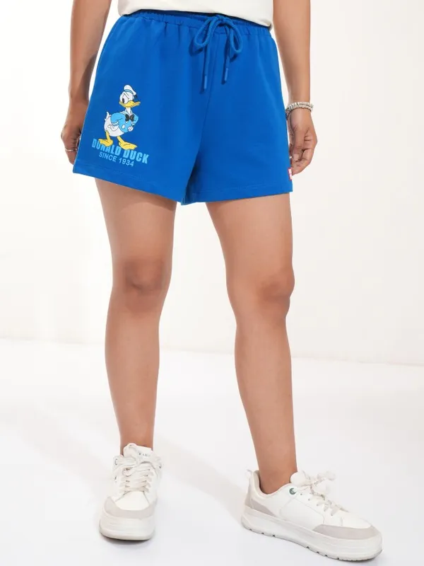 Donald Duck Women Relaxed Fit Shorts