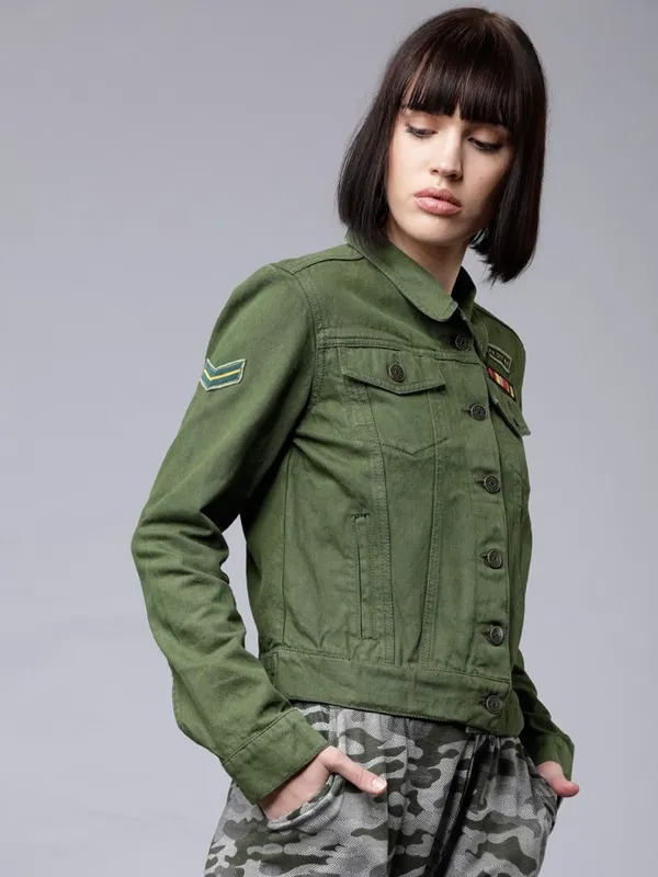 Women Solid Jacket