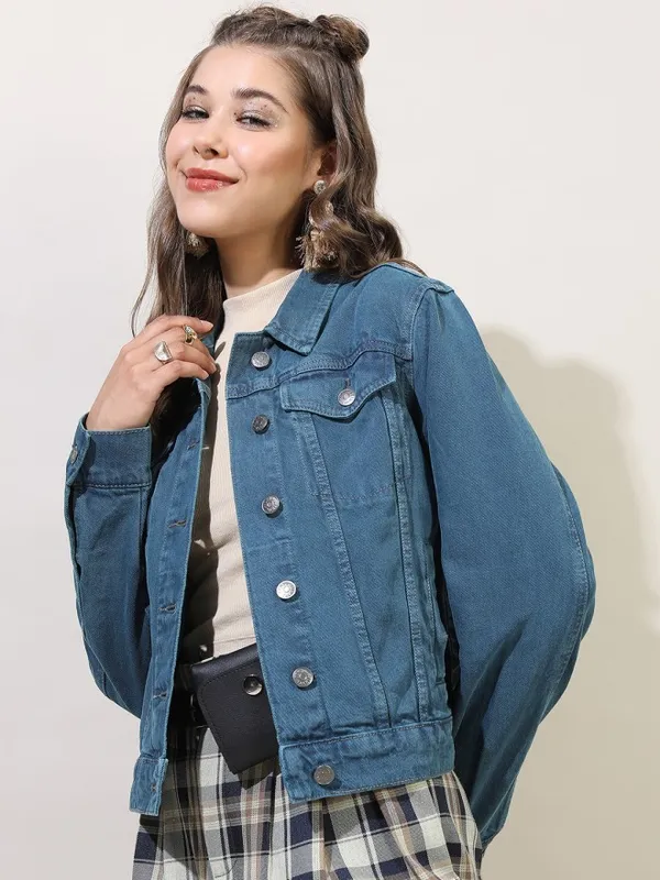 Women Solid Jacket