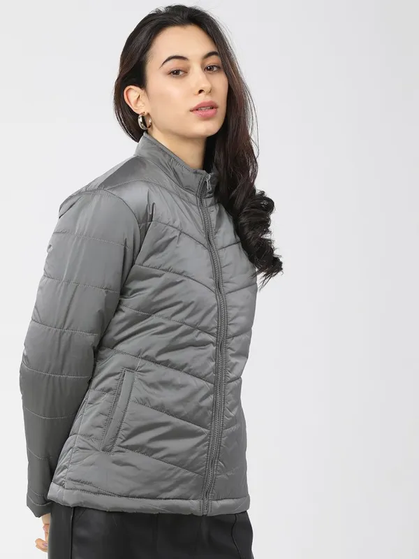 Women Solid Jacket