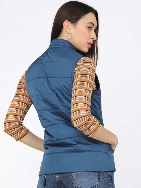 Women Solid Jacket