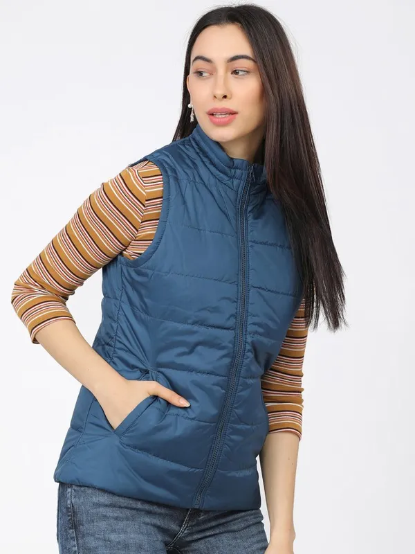 Women Solid Jacket