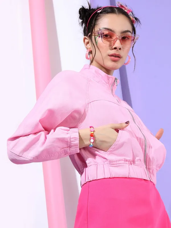 Women Solid Jacket