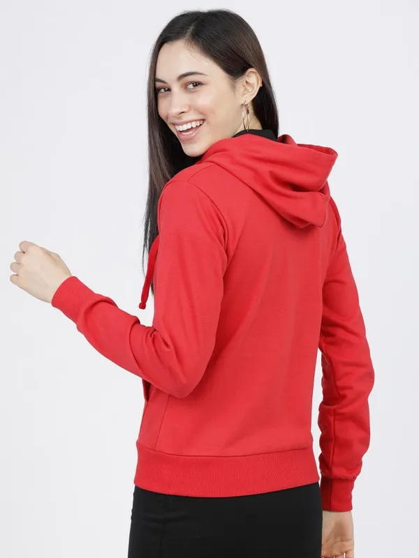 Women Solid Sweatshirt