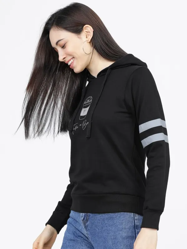 Women Solid Sweatshirt