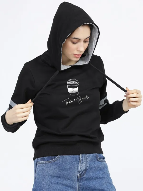 Women Solid Sweatshirt