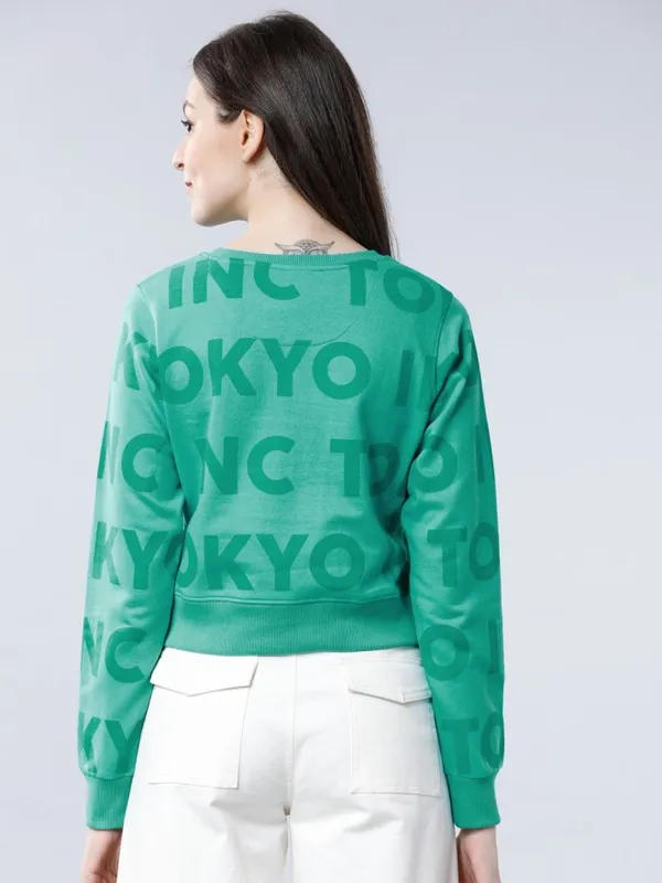 Women Solid Sweatshirt