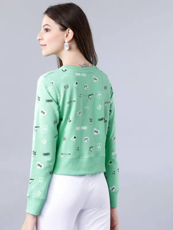 Women Solid Sweatshirt