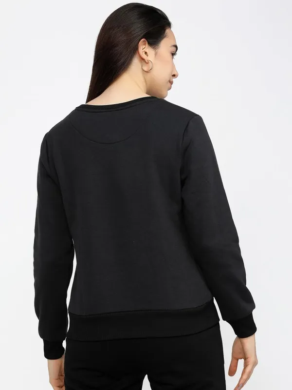Women Solid Sweatshirt
