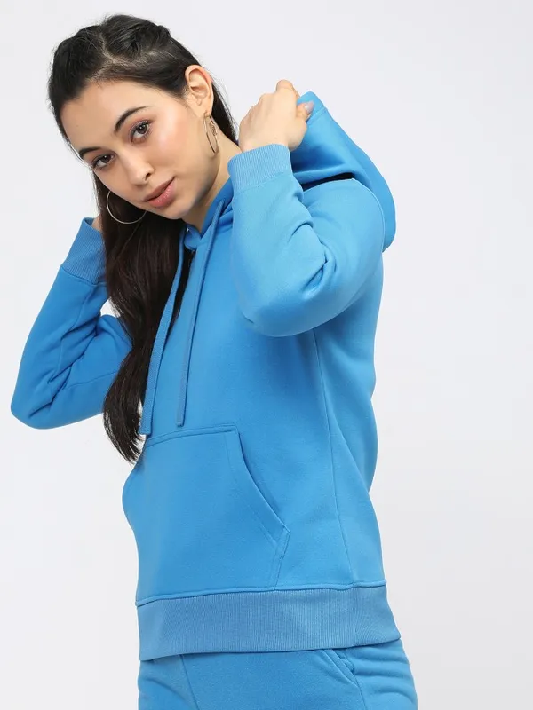 Women Solid Sweatshirt