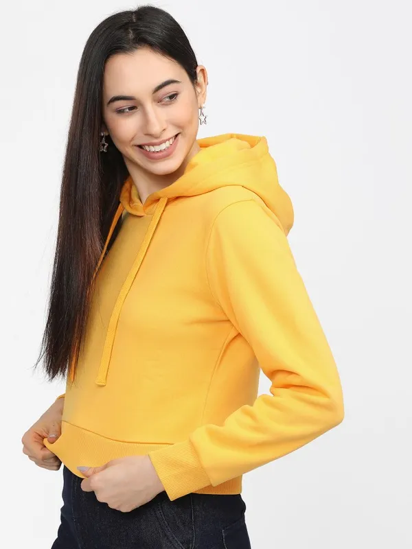 Women Solid Sweatshirt