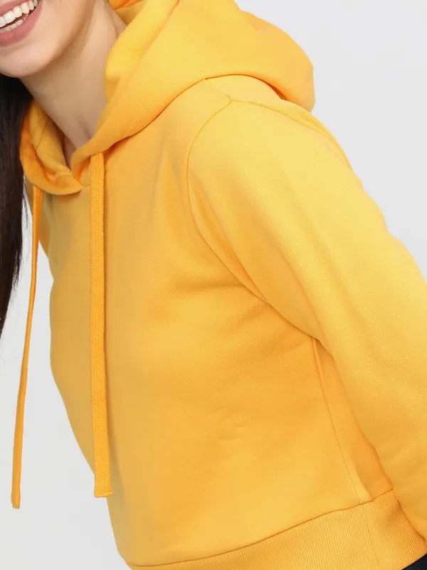 Women Solid Sweatshirt