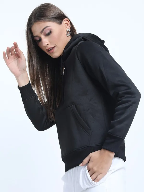 Women Solid Sweatshirt