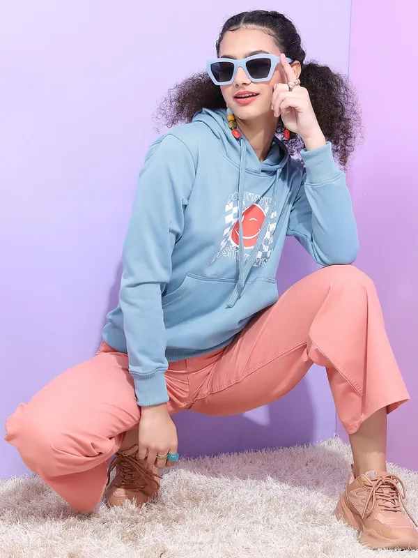 Women Printed Sweatshirt