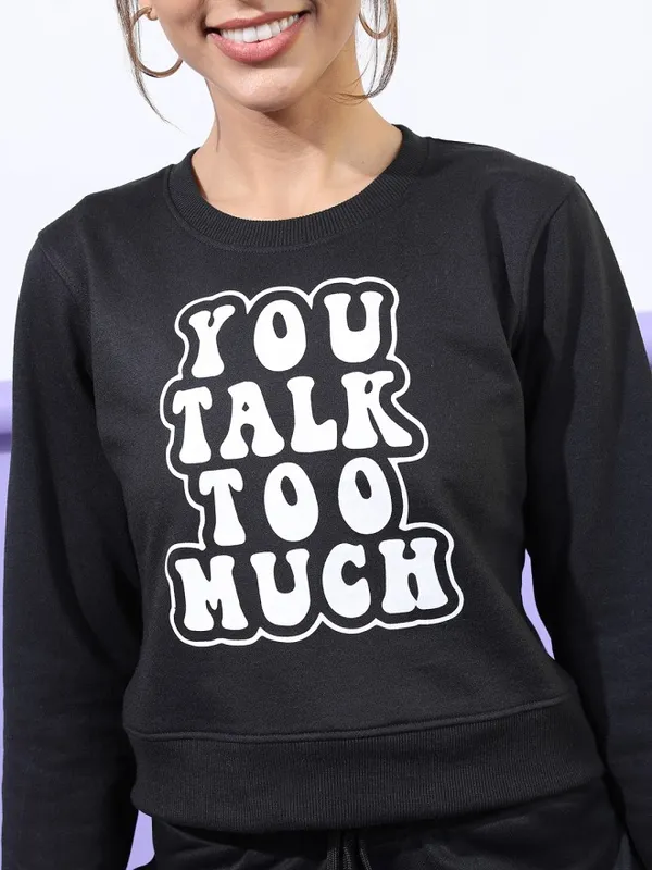 Women Printed Sweatshirt