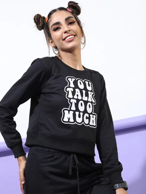 Women Printed Sweatshirt