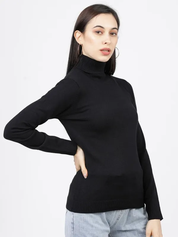 Women Solid Sweater