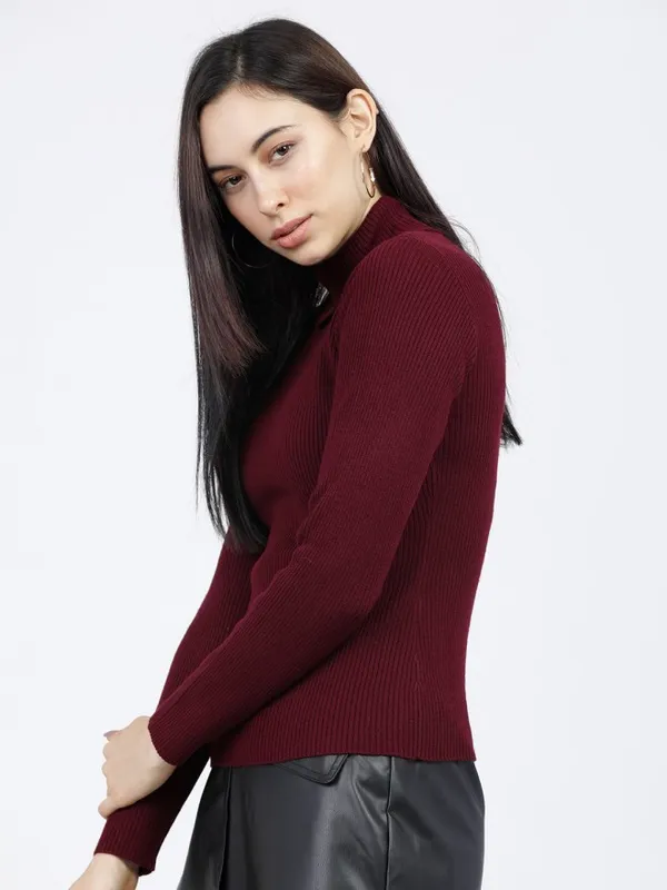 Women Solid Sweater