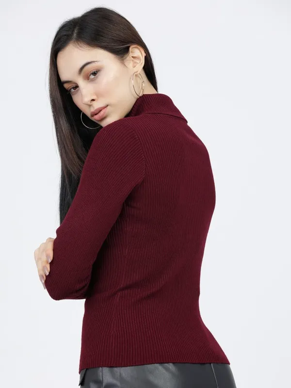 Women Solid Sweater