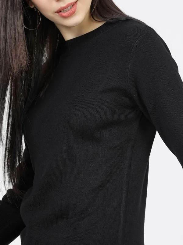 Women Solid Sweater